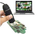 Microscópio Digital Usb Zoom Câmera Lente 1600X Celular Note