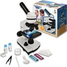 Microscópio Dr. STEM Toys 39 peças para crianças com luzes 40X-400X