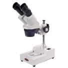 Microscópio Estéreo Omano OM124-1LP 20X-40X para Estudantes