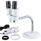 Microscópio estereoscópico binocular Amscope 8X com rotação de 360