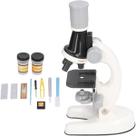 Microscópio Infantil Completo 1200x Zoom Cientista Educativo Kit C/ Lâminas e Acessórios