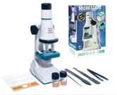 Microscópio Juvenil Portátil Óptico 3 Lentes 1200x - Rignel