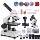 Microscópio Monocular Composto Poothoh - Ampliação de 40x a 2000x