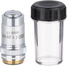 Microscópio Objetivo Acromático Amscope A100X 100X (Óleo)