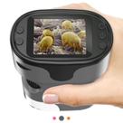 Microscópio portátil BEBANG 1000X 4K 2.0" com tela para crianças cinza