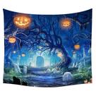 Microtecido de parede de abóbora de Halloween para tapeçaria 150x150cm