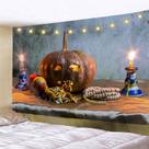 Microtecido de parede de abóbora de Halloween para tapeçaria 200x150cm Microtecido de parede de abóbora de Halloween para tapeçaria 200x150cm