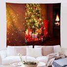 Microtecido de parede de árvore de Natal para tapeçaria 200x150cm