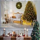 Microtecido de parede de árvore de Natal para tapeçaria 200x150cm