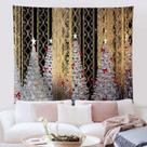 Microtecido de parede de árvore de Natal para tapeçaria 200x150cm