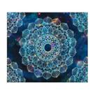 Microtecido de parede de flores de mandala de tapeçaria 150x130cm