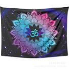 Microtecido de parede de flores de mandala de tapeçaria 150x130cm Microtecido de parede de flores de mandala de tapeçaria 150x130cm