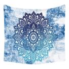 Microtecido de parede de flores de tapeçaria Mandala 150x150cm Microtecido de parede de flores de tapeçaria Mandala 150x150cm