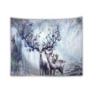 Microtecido de parede Tapeçaria Animal Elk 150x150cm para quarto Microtecido de parede Tapeçaria Animal Elk 150x150cm para quarto