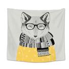 Microtecido de parede Tapeçaria Animal Fox 150x130cm para quarto Microtecido de parede Tapeçaria Animal Fox 150x130cm para quarto
