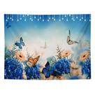 Microtecido de parede Tapeçaria Flower Butterflies 150x130cm