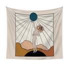 Microtecido Tapestry Beauty Sun Wall Room Aesthetic 150x130cm Microtecido Tapestry Beauty Sun Wall Room Aesthetic 150x130cm