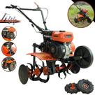 Microtrator Descompactador À Gasolina Anmax MT170G 208cc 7HP Motor 4T Completo Profissional e Robusto Com Câmbio de 3 Marchas, 24 Lâminas Cultivadoras Ideal Para Remexer e Afofar Solo