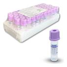 Microtubo Tampa Roxa Vacuplast Edta K2 0,5 Ml 50uni Coleta