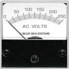 Microvoltímetro Blue Sea Systems 0-250V AC, conexão de 4 fios Microvoltímetro Blue Sea Systems 0-250V AC, conexão de 4 fios