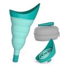 Mictório feminino portátil TRIPTIPS Pee Conch dobrável com estojo
