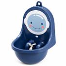 Mictório Infantil Astronalta Azul Alvo Giratório Menino Desfralde Pinico Ventosa Banheiro 800ml