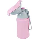 Mictório Portátil Infantil Antivazamento P/ Viagem Buba Rosa