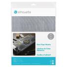 Mídia Adesiva Silver Tape - Cinza - Silhouette - 21,5 X 27,9 Cm - 5 Folhas