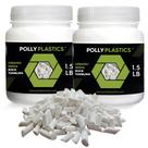 Mídia de enchimento de cerâmica Rock Tumbling Polly Plastics 1,36 kg Mídia de enchimento de cerâmica Rock Tumbling Polly Plastics 1,36 kg