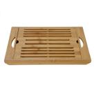 Migalheira Bandeja Tábua Corte Bambu Pães Bolos Dolce Home