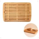 Migalheira Tabua De Cortar Pao Em Bambu Grade Removível Mimo Migalheira Tabua De Cortar Pao Em Bambu Grade Removível Mimo