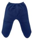 Mijão/culote Bebê Em Tricot Liso Com Pé Fechado