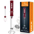 Milk Frother FoodVille MF02 Recarregável com Batedor de Aço Inoxidável