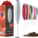 Milk Frother Peach Street Potente Aço Inoxidável Portátil
