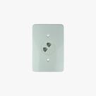 Milleniun Tomada Telefone Duplo Jack Branco Mec Tronic 4X2 40420