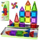 Minecftoy Conjunto de 40 Peças de Blocos Magnéticos Mini para Viagem