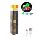 Minecraft Tocha Abaju Luminária 4 Cores Lanterna Decoração
