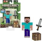 Minecraft Vanilla Figura de Ação Steve 3.25"