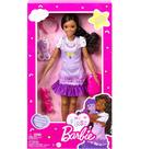 Minha Primeira Barbie Vestido Roxo Mattel