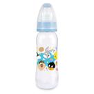 Minha Primeira Mamadeira com Dois Bicos Ortodôntico + Convencional Macios Looney Tunes Azul 240ml BabyGo