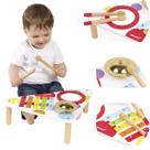 Minha Primeira Mesa Musical 3 Instrumentos Brinquedo Confeti Minha Primeira Mesa Musical 3 Instrumentos Brinquedo Confeti