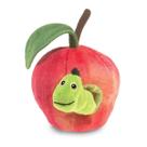 Minhoca Finger Puppet Folkmanis em verde-vermelho-maçã Minhoca Finger Puppet Folkmanis em verde-vermelho-maçã