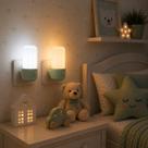 Mini Abajur Led Quarto Bebê Criança 2 Opções de Luz Quente e Fria Noturna Bvt Cor Verde Mini Abajur Led Quarto Bebê Criança 2 Opções de Luz Quente e Fria Noturna Bvt Cor Verde