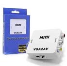Mini Adaptador Conversor De Vídeo VGA pra 2AV