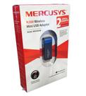 Mini Adaptador Mw300um Mercusys Usb Wireless 300Mbps