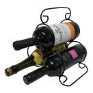 Mini Adega Aramada Garrafeiro de Vinhos 03 Garrafas TMT