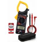 Mini Alicate Amperímetro Digital Corrente AC Portátil LCD Data Hold CAT III 300V Medição Corrente Elétrica Precisão Eletricistas Mini Alicate Amperímetro Digital Corrente AC Portátil LCD Data Hold CAT III 300V Medição Corrente Elétrica Precisão Eletricistas