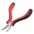 Mini alicate bico meia cana curvo niquelado 130mm 1pc mtx