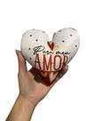 Mini Almofada Coração Com Frase Presente Dia Dos Namorados Mini Almofada Coração Com Frase Presente Dia Dos Namorados