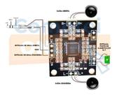 Mini Amplificador Estéreo 2x 15w Pam8610 Classe D Arduino